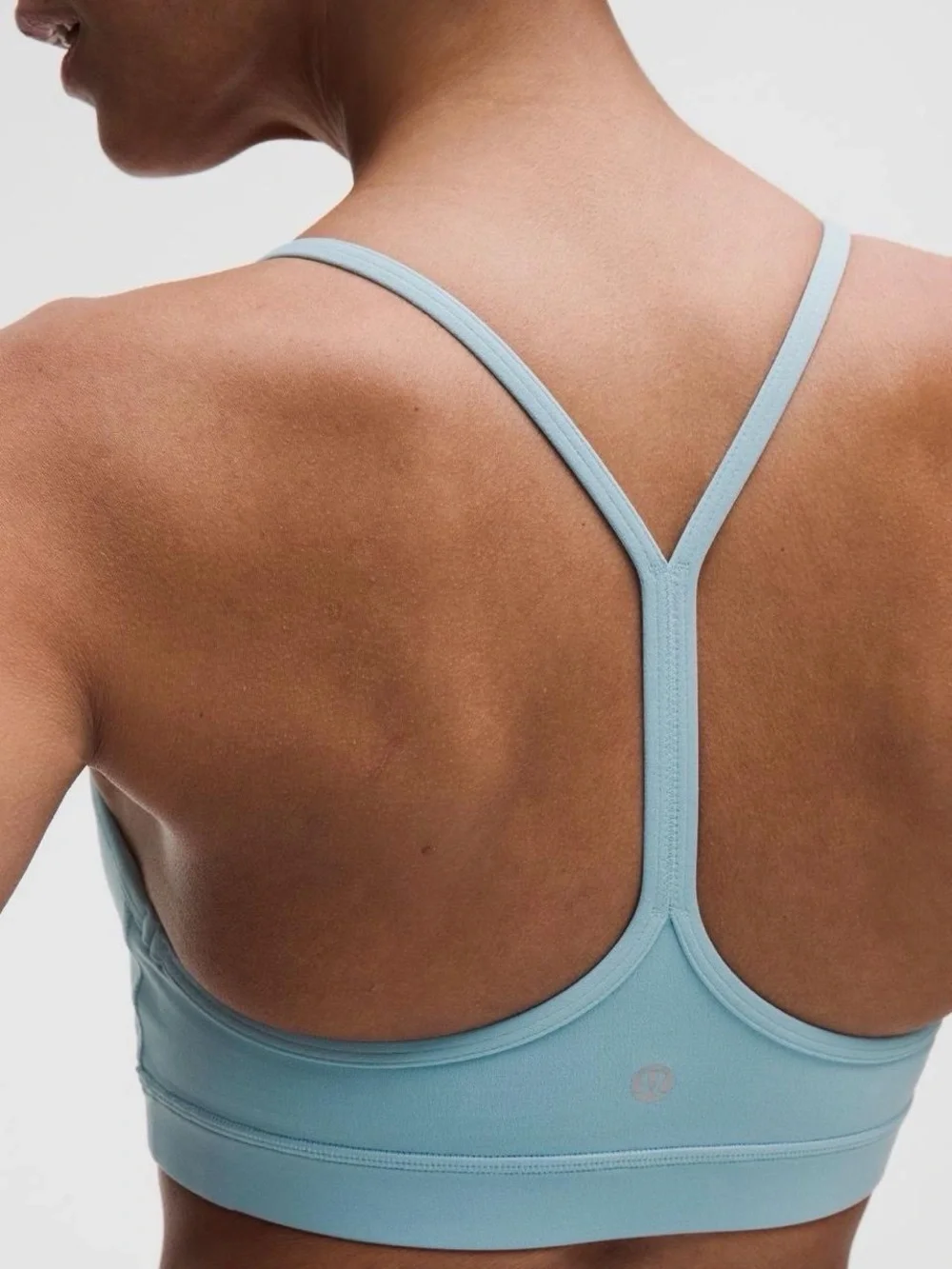 lululemon athletica Women’s Flow Y Nulu Bra in Seaform. Light Support A-C Cup.
